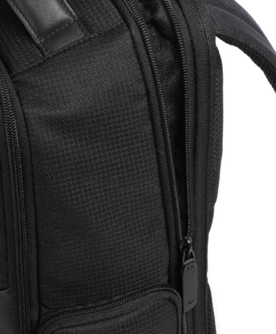 Shop Piquadro Black Recycled Polyester 15" Laptop Backpack