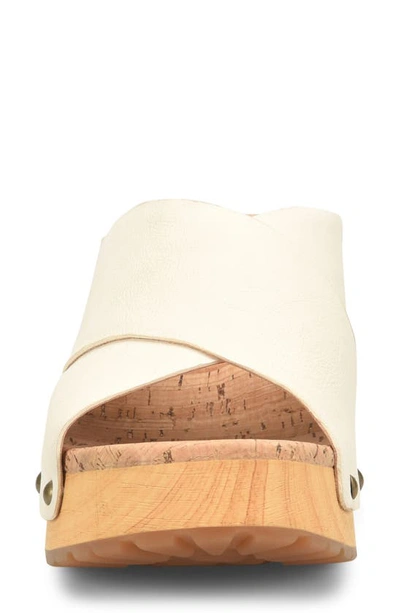 Shop Kork-ease ® Tatum Slide Sandal In Cream Leather