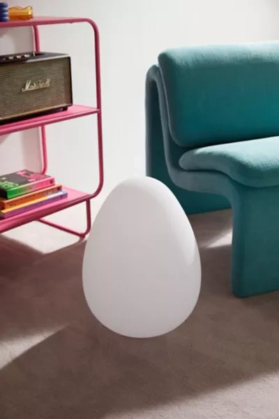 Shop Urban Outfitters Egg Table Lamp In White At