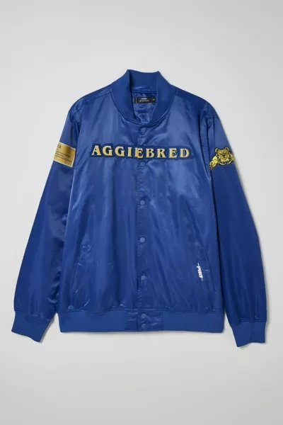 Urban Outfitters Uo Summer Class '22 North Carolina A & T State University Satin Jacket In Blue At  In Blue