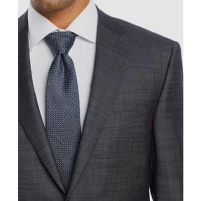 Shop Canali - Dark Grey Modern Fit Suit 13280/31/7r-aa02524.112