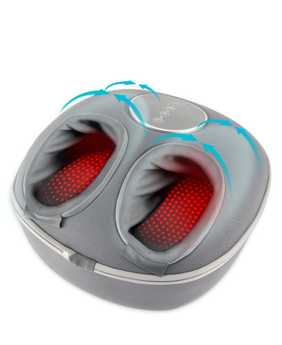 Shop Homedics Shiatsu Air Deluxe Foot Massager With Heat In Gray