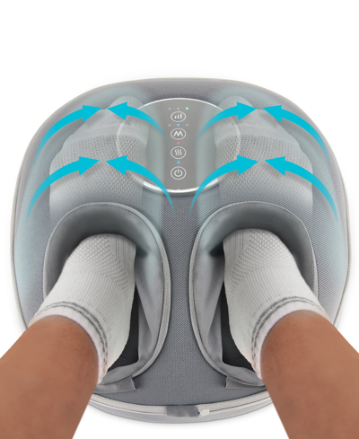 Shop Homedics Shiatsu Air Deluxe Foot Massager With Heat In Gray
