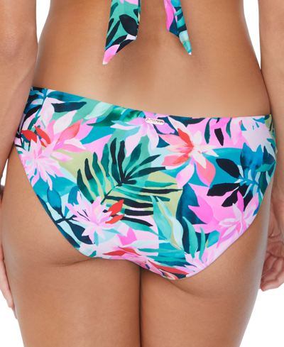 Shop Raisins Juniors' Sunday Tropical-print Bikini Bottoms In Multi Color