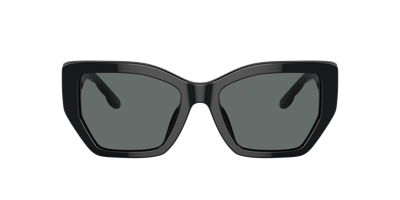 Tory Burch Woman Sunglass Ty7187u In Dark Grey - Polar