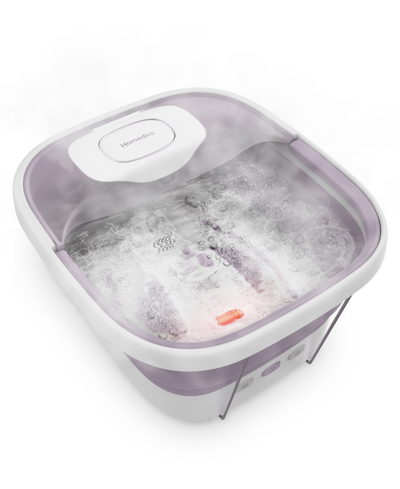 Shop Homedics Easy Store Luxe Footbath With Heat Boost In Lavender