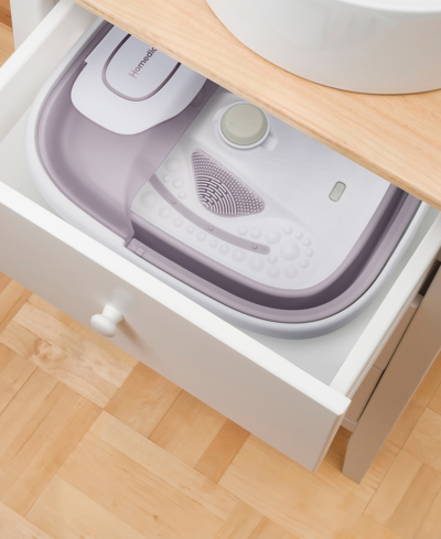 Homedics Easy Store Luxe Footbath With Heat Boost In Lavender