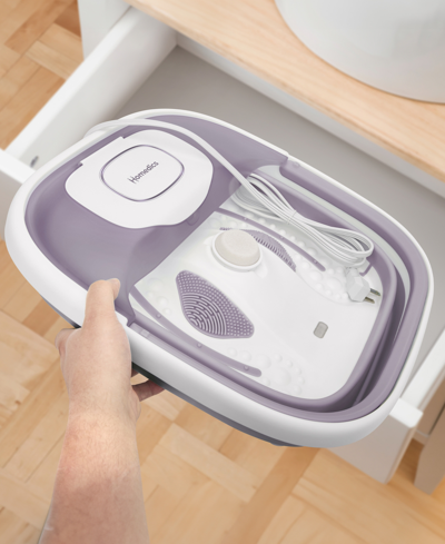 Shop Homedics Easy Store Luxe Footbath With Heat Boost In Lavender