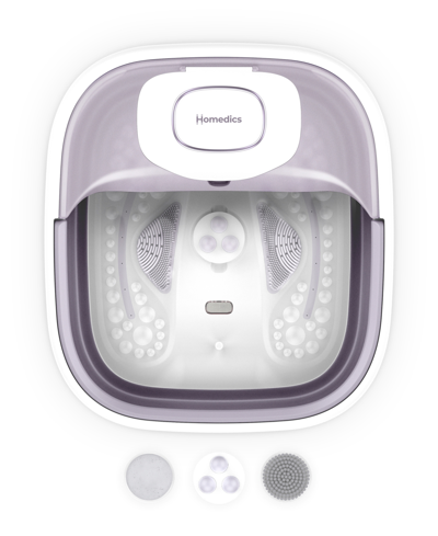 Homedics Easy Store Luxe Footbath With Heat Boost In Lavender