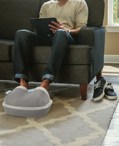 Homedics Shiatsu Air Max Foot Massager With Heat In Gray