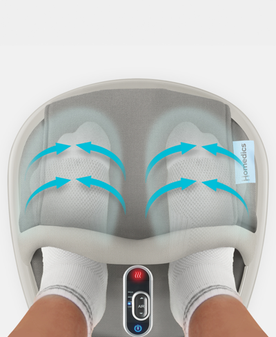 Homedics Shiatsu Air Max Foot Massager With Heat In Gray
