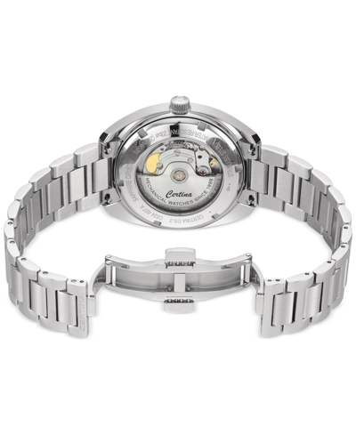 Shop Certina Men's Swiss Automatic Ds-2 Stainless Steel Bracelet Watch 40mm In Blue