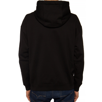 Shop Versace Logo Hooded Sweatshirt