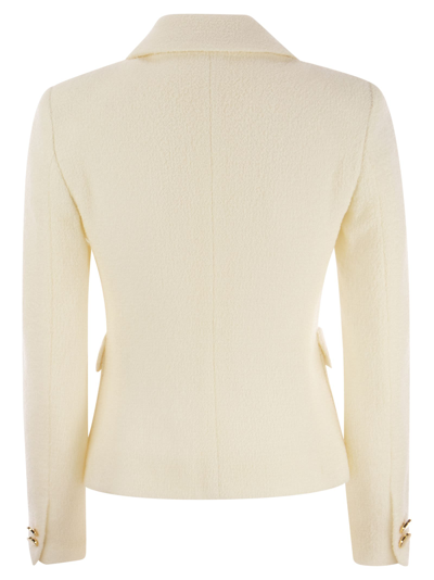 Shop Tagliatore Jacket India In Latte