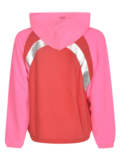 Shop Erl Color-block Hoodie In Pink