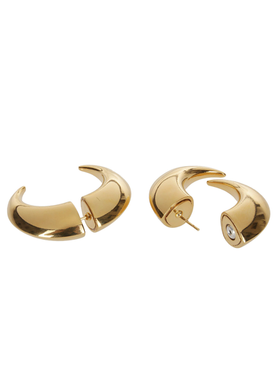 Shop Marine Serre Regenerated Tin Chamanic Stud Earrings In Mt51