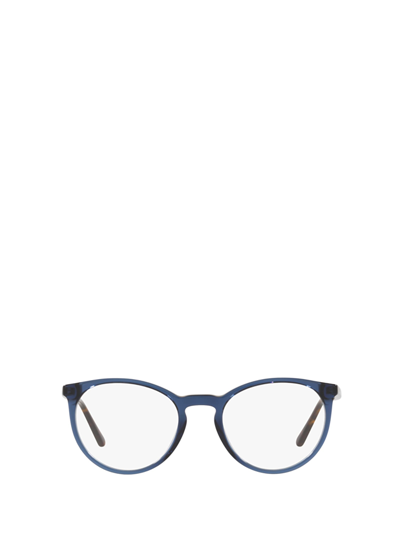 Shop Polo Ralph Lauren Ph2193 Shiny Transparent Blue Glasses