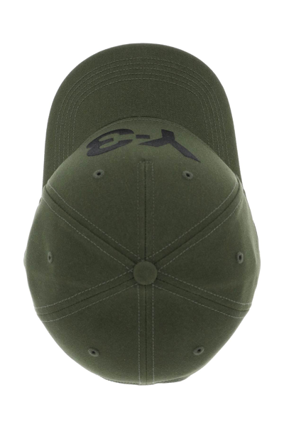 Shop Y-3 Baseball Cap With Logo Embroidery In Night Cargo (green)