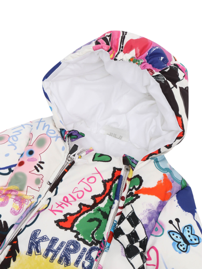 Khrisjoy Graffiti Love Snowsuit In Multicolor