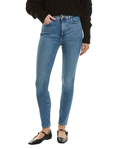 Shop Dl1961 Farrow Light Ankle Skinny Jean In Blue