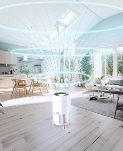 Homedics Smart Air Purifier T200 In White