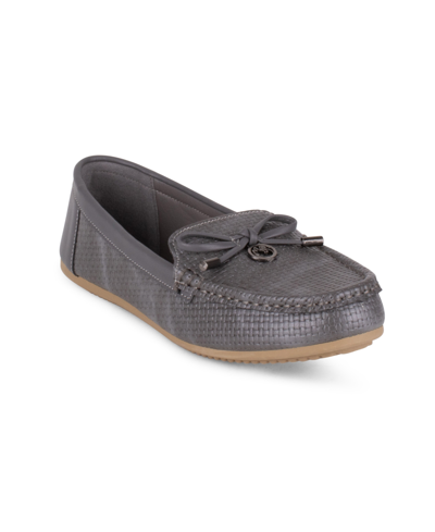 Shop Gloria Vanderbilt Women's Rosemarie Slip On Loafer In Gray
