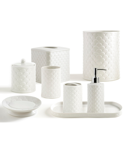 Shop Kassatex Duomo Tissue Holder In White