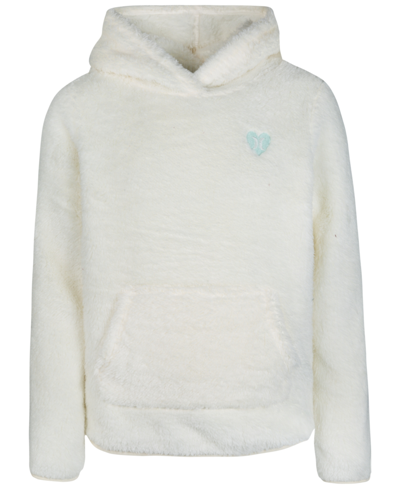 Shop Hurley Big Girls Sherpa Pullover Hoodie In Marshmallow
