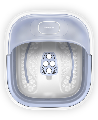Homedics Easy Store Bubble Bliss Footbath In Baby Blue