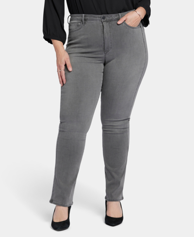 Shop Nydj Plus Size High Rise Billie Slim Bootcut Jeans In Parade