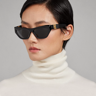Shop Ralph Lauren Rl Kiera Sunglasses In Black