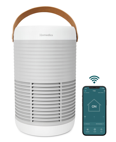 Shop Homedics Smart Air Purifier T100 In Gray