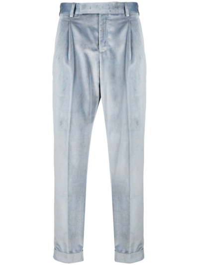Shop Pt01 Solaro Trousers In Blue