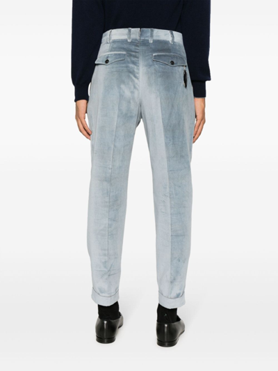 Shop Pt01 Solaro Trousers In Blue