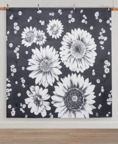 Intelligent Design Maude Floral Reversible Comforter Sets In Black,white