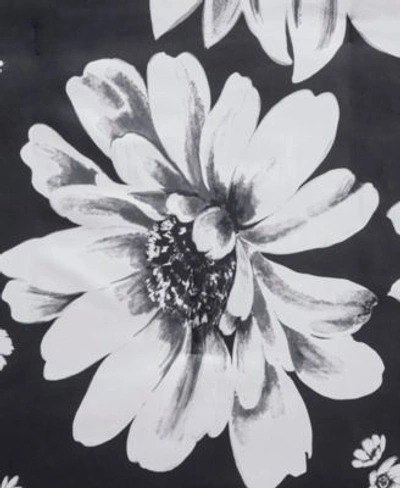 Intelligent Design Maude Floral Reversible Comforter Sets In Black,white