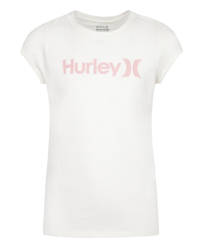 Shop Hurley Big Girls One And Only Short Sleeve T-shirt In Marshmallow
