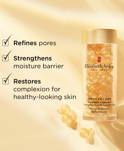 Shop Elizabeth Arden Advanced Light Ceramide Capsules Strengthening & Refining Serum, 90 Capsules In No Color