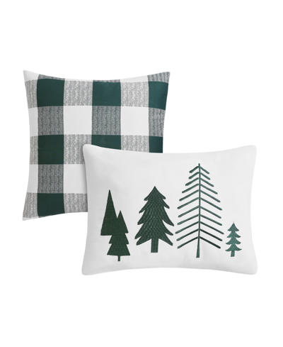 Shop Jessica Sanders Wintertime Reversible 6-pc. Comforter Set, King In Green