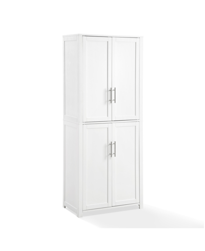 Shop Crosley Furniture Savannah 28" Medium-density Fiberboard (mdf) Tall Kitchen Storage Pantry In White