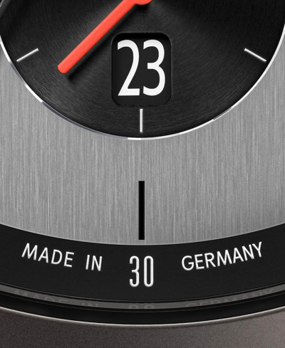 Shop Lilienthal Berlin Men's Curcuit Chronograph Gunmetal Stainless Steel Link Watch 42mm