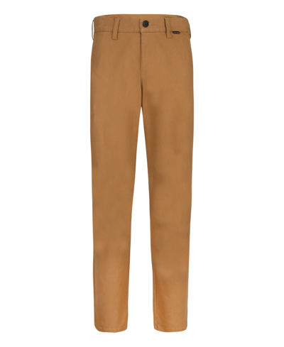 Shop Hurley Big Boys Stretch Canvas Straight Pants In Muted Bronze