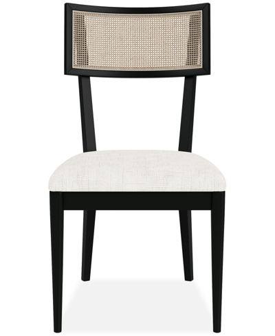Macy's Laguna Dining Cane Back Side Chair In Drift