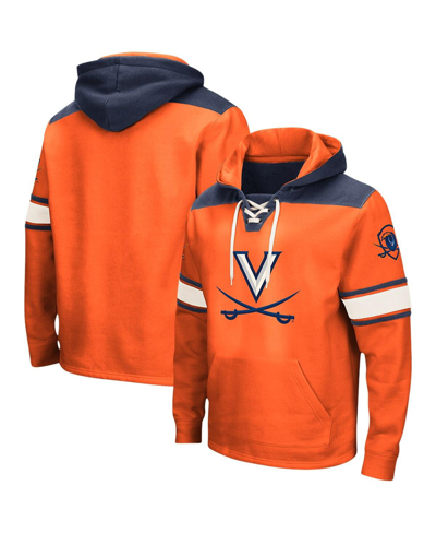Colosseum Orange Virginia Cavaliers 2.0 Lace-up Pullover Hoodie In Orange
