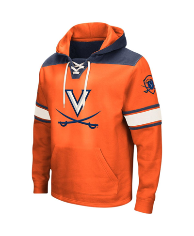 Colosseum Orange Virginia Cavaliers 2.0 Lace-up Pullover Hoodie In Orange