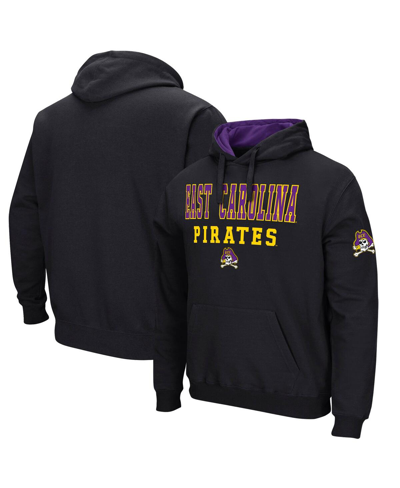 Colosseum Black Ecu Pirates Sunrise Pullover Hoodie In Black