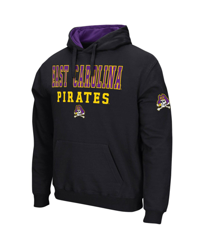 Colosseum Black Ecu Pirates Sunrise Pullover Hoodie In Black