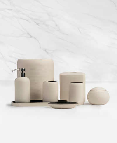 Kassatex Cassadecor Astor Toothbrush Holder In Ivory,black