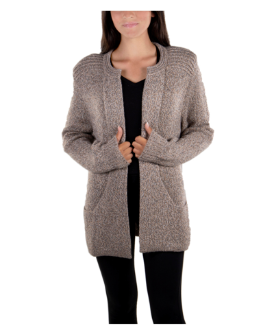 Simply Natural Women's Alpaca Linda Ebel Cape In Melange Tan