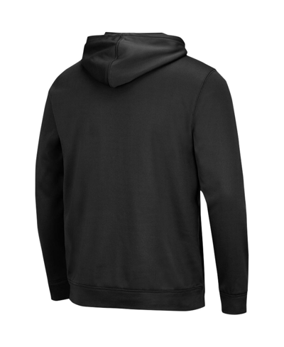 Colosseum Men's  Miami University Redhawks Blackout 3.0 Pullover Hoodie In Black